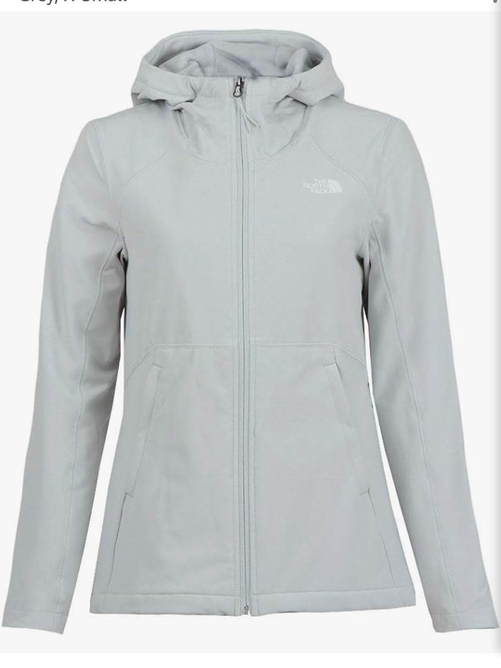The North Face Women's Hooded Shell Jacket in Tin Grey